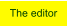 A mini-CV of editor Robert M Raw