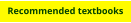 Recommended textbooks