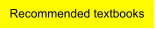 Recommended textbooks